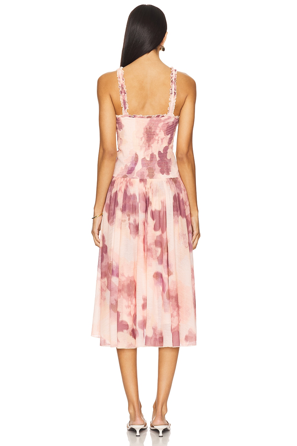 Free People x REVOLVE Tessa Smocked Midi Dress