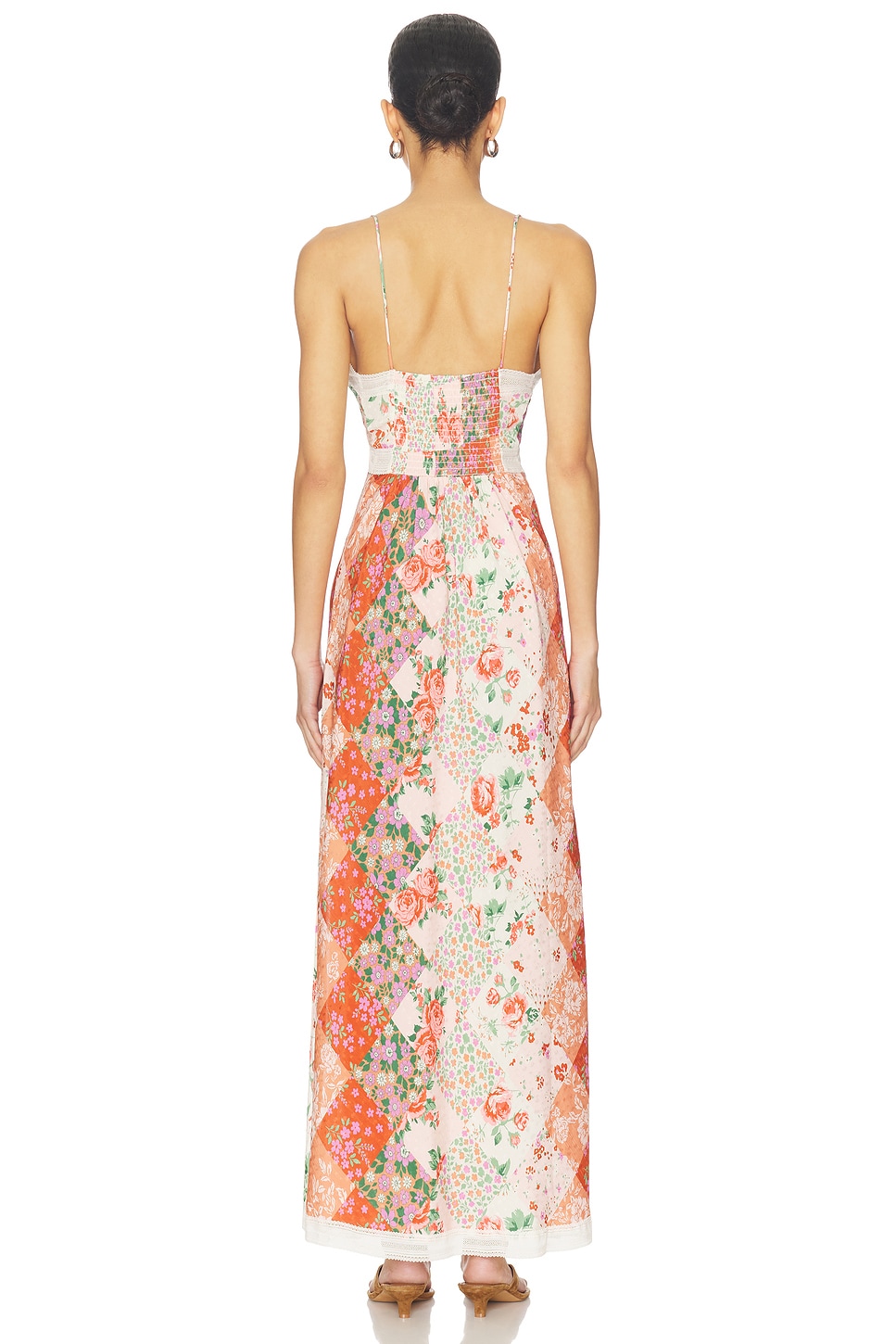 Free People Daisy Fields Maxi Dress in Brown Combo | REVOLVE