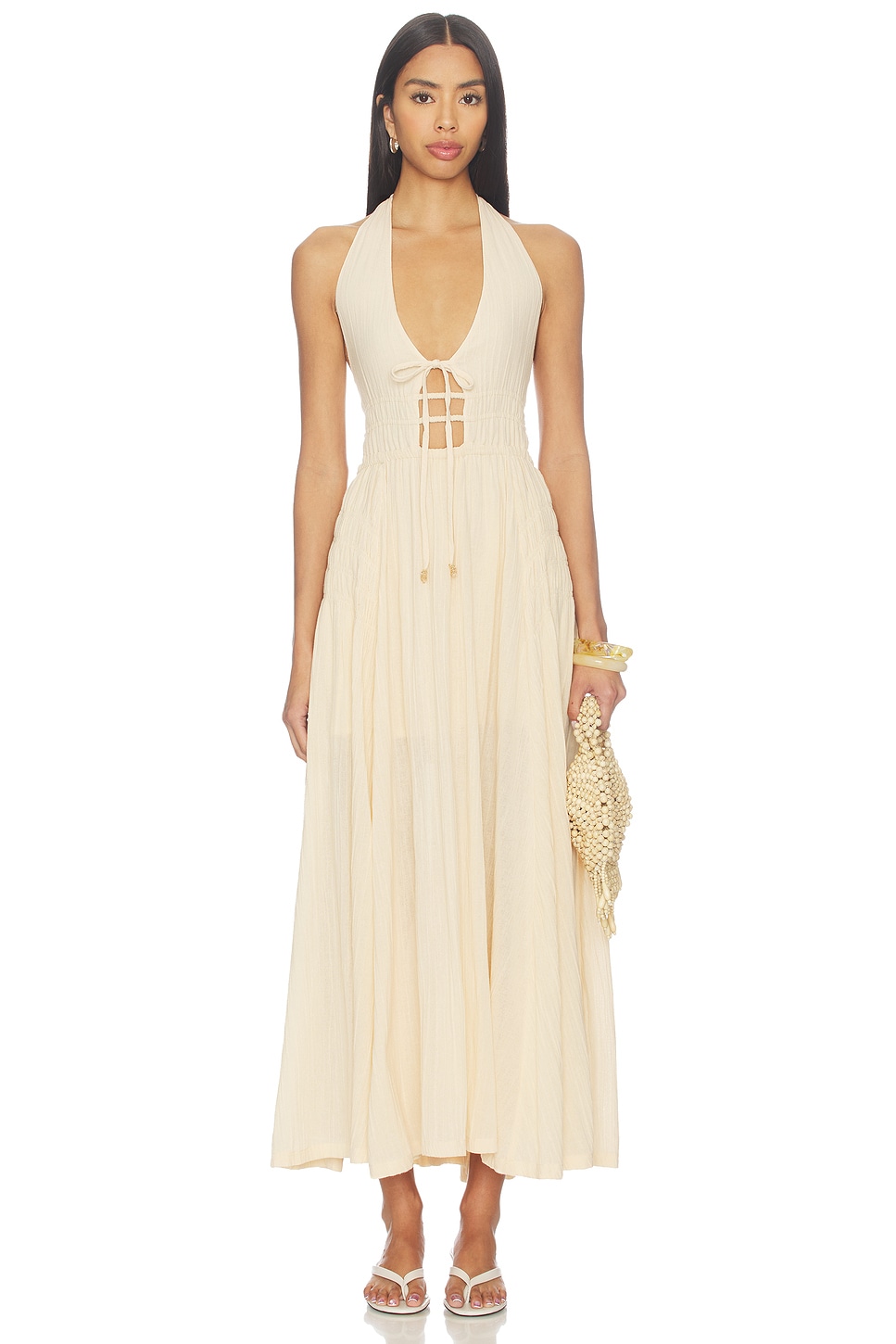 Free People x free-est Angel Maxi Dress In Buttercream in Buttercream |  REVOLVE