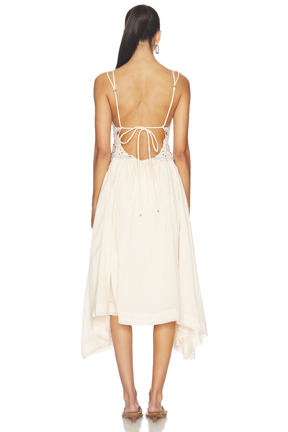 Free People - x REVOLVE Dusty Bloom Embroidered Maxi Dress