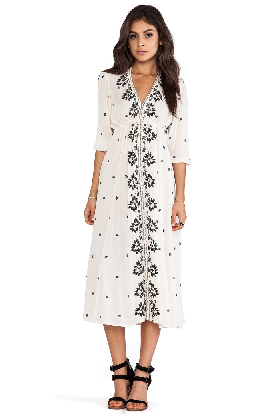 revolve embroidered dress