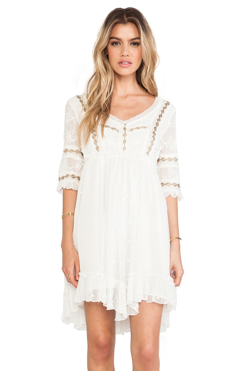 free people white dress short