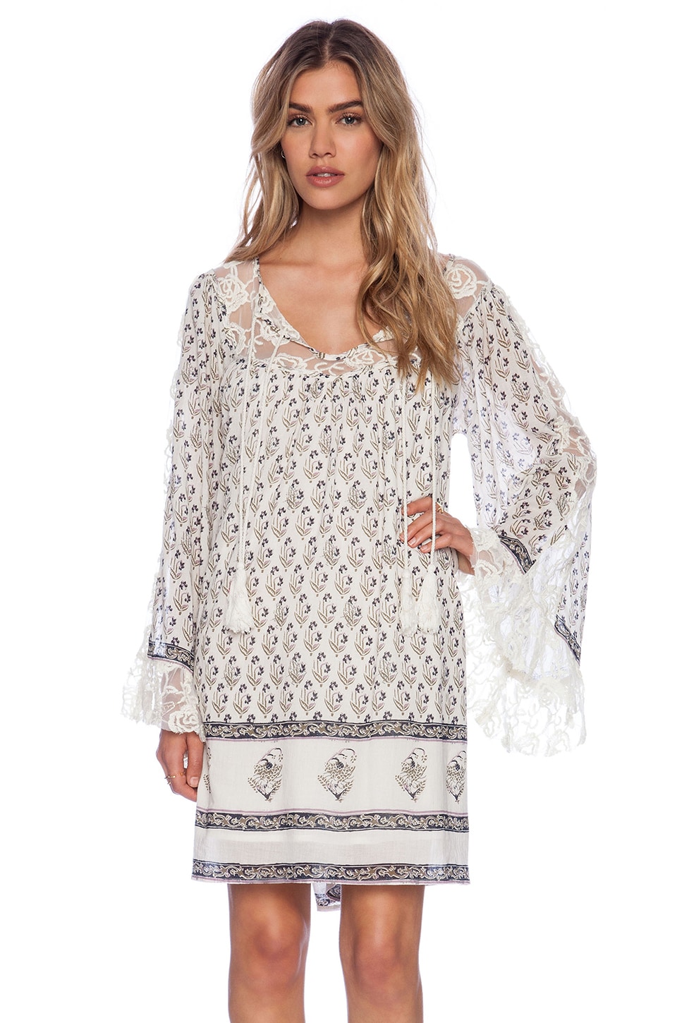 Free People Nomad Child Dress in Ivory Combo | REVOLVE