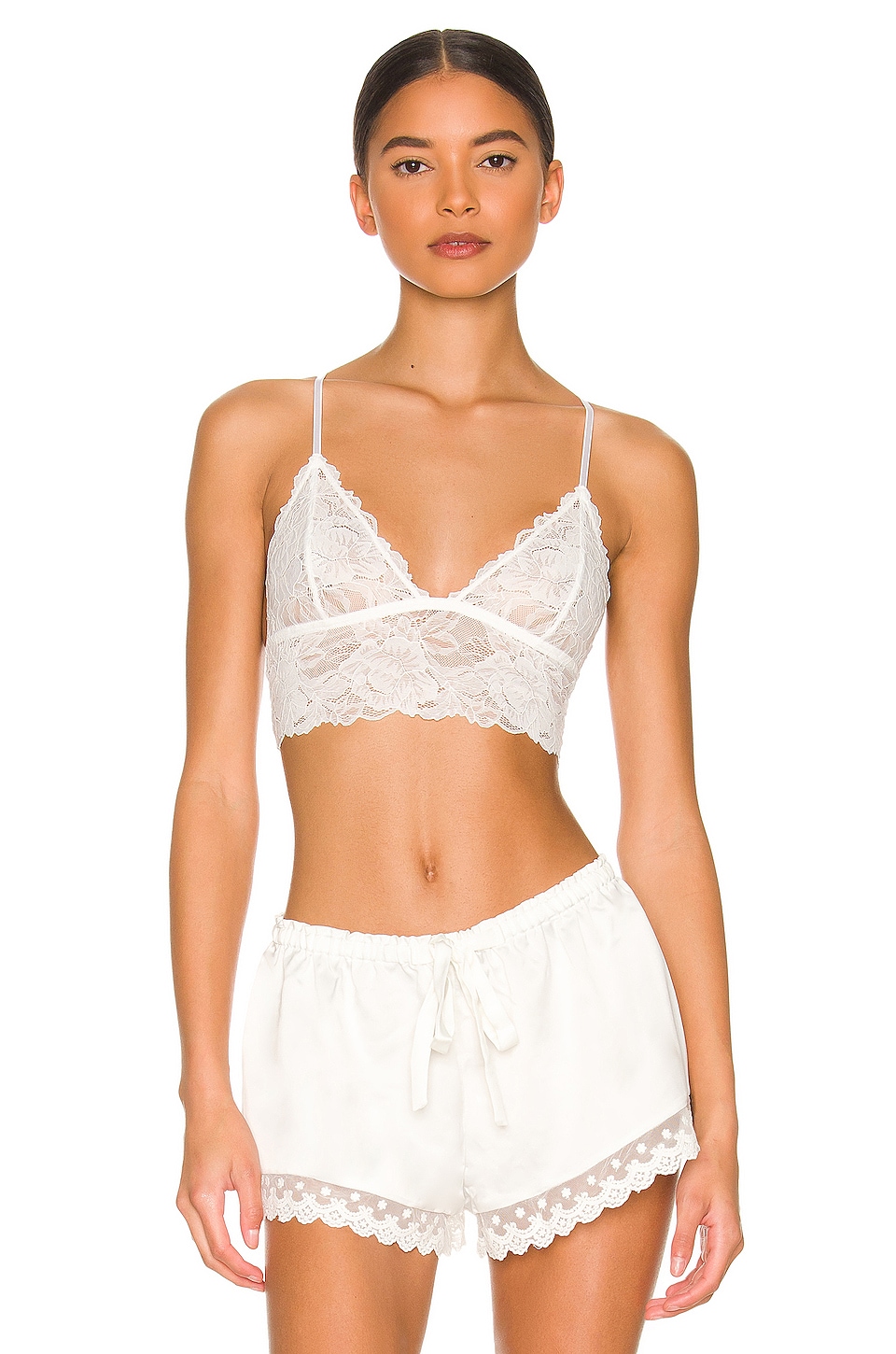 Free People Everyday Lace Bralette in Ivory