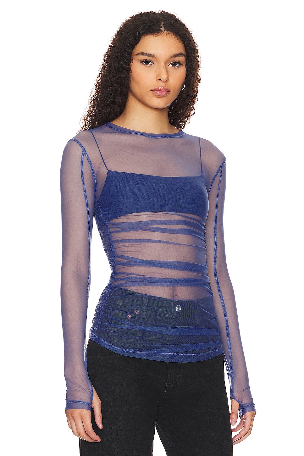 Free People x Intimately FP Last Layer Long Sleeve In Fjord