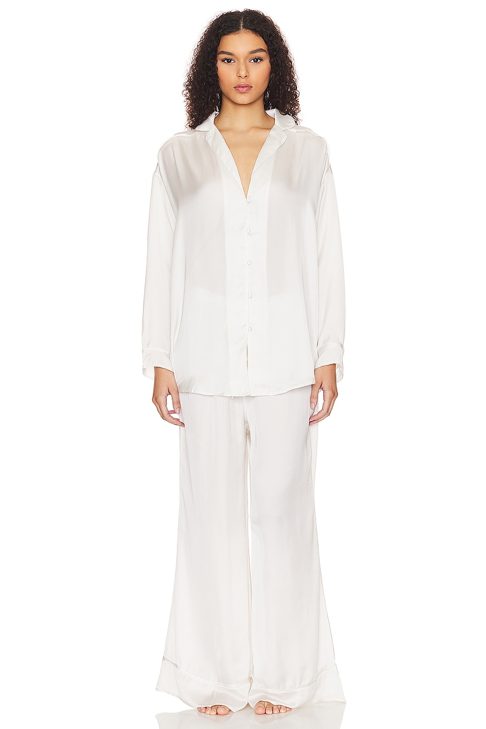 x Intimately FP Dreamy Days Solid Pj In Ivory