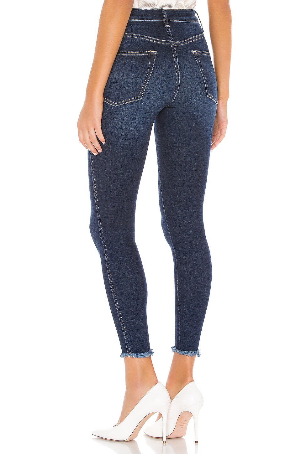 Free People High Rise Jegging in Navy | REVOLVE