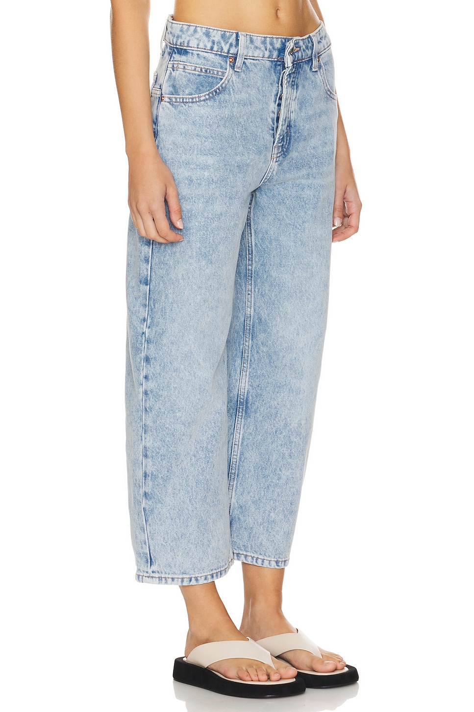 Free People x We The Free Deep Trance Dropped Bf Jeans thumbnail