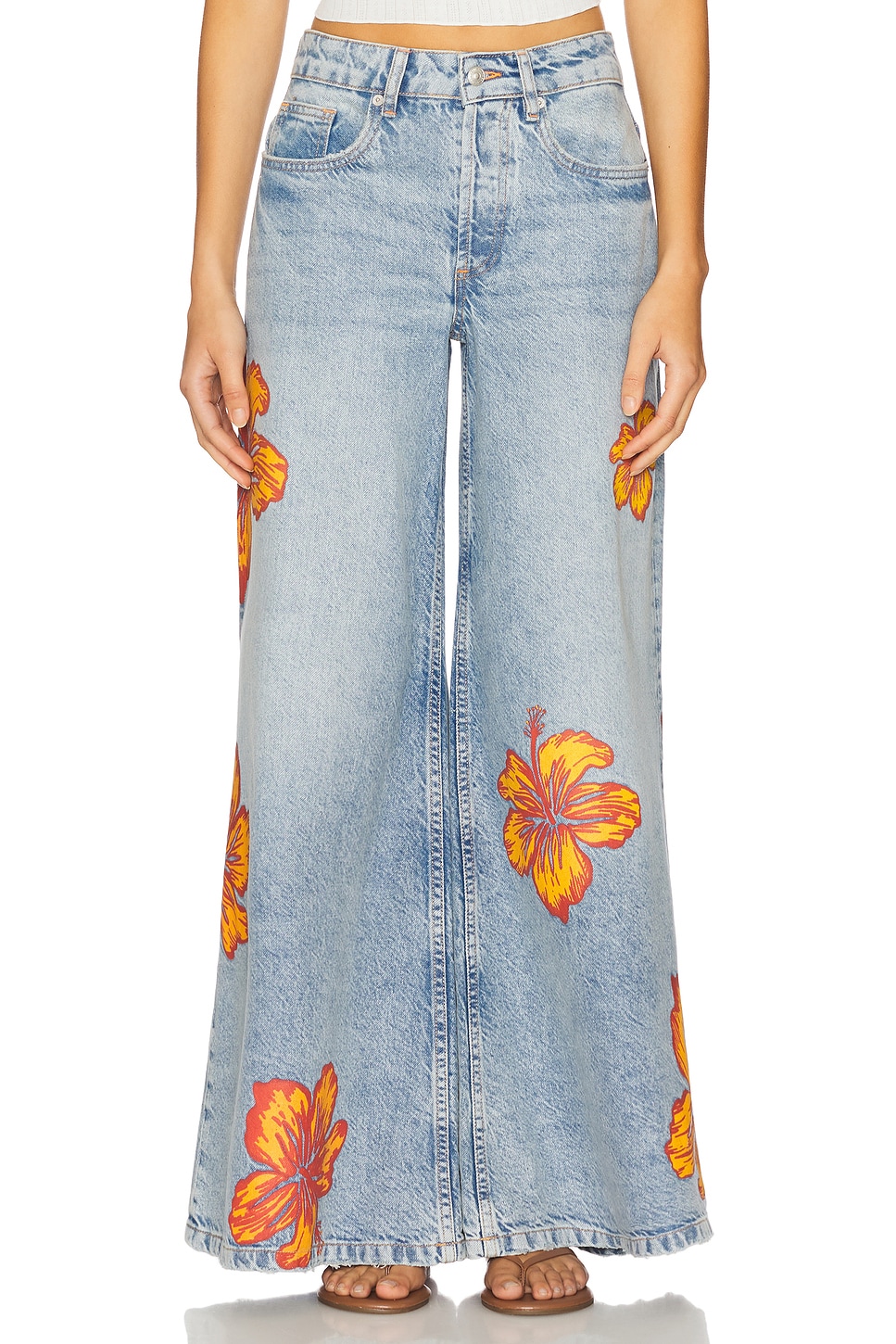 Free People ★ We The Free Palisades Wide-Leg Jeans Free People x We The Free Curvy Outlaw Wide Leg Pants in