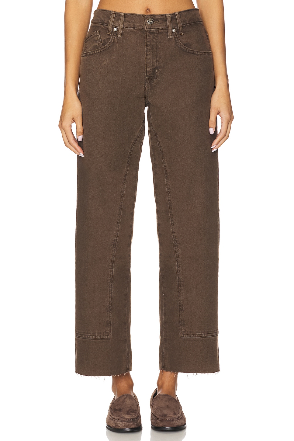 x We The Free Risk Taker Straight Pant In Workwear