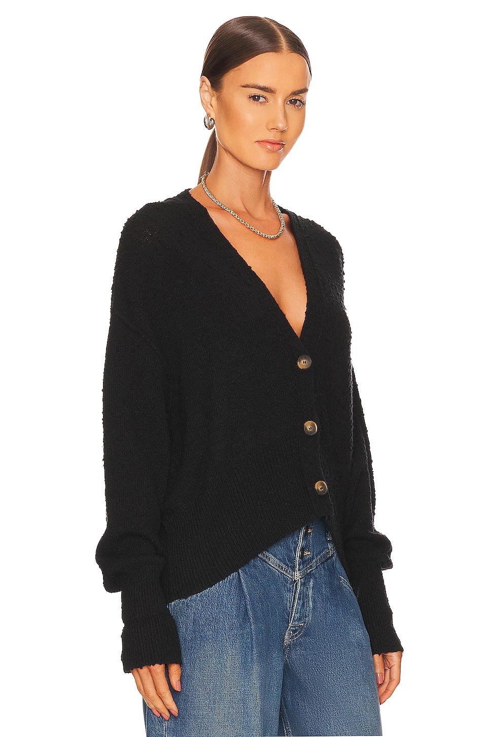 Free People Found My Friend Cardi in Black
