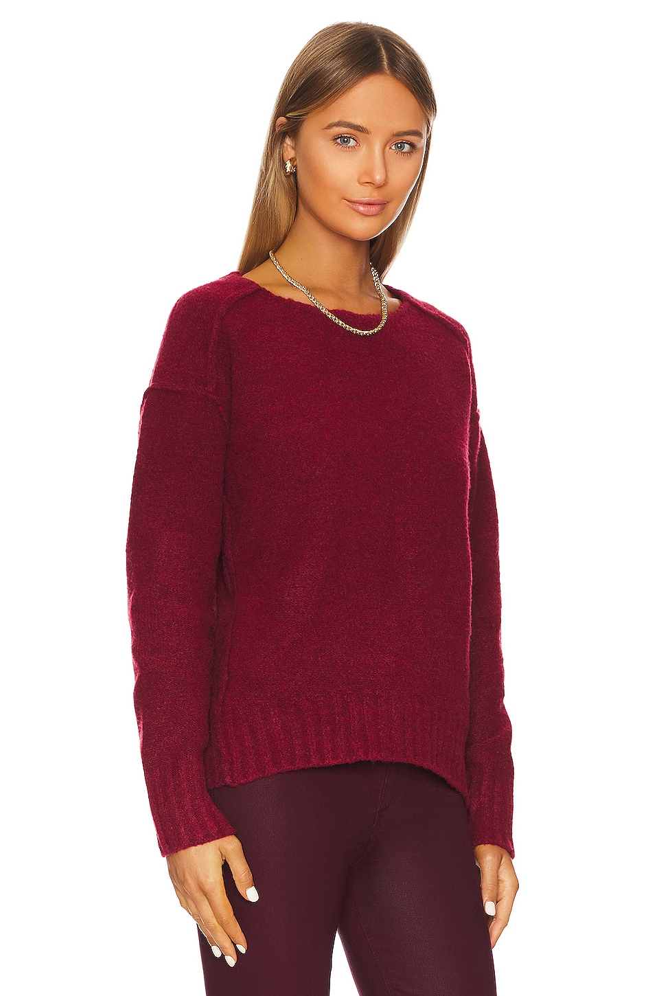 Free People Care FP Eastwood Tunic in Rhubarb Heather
