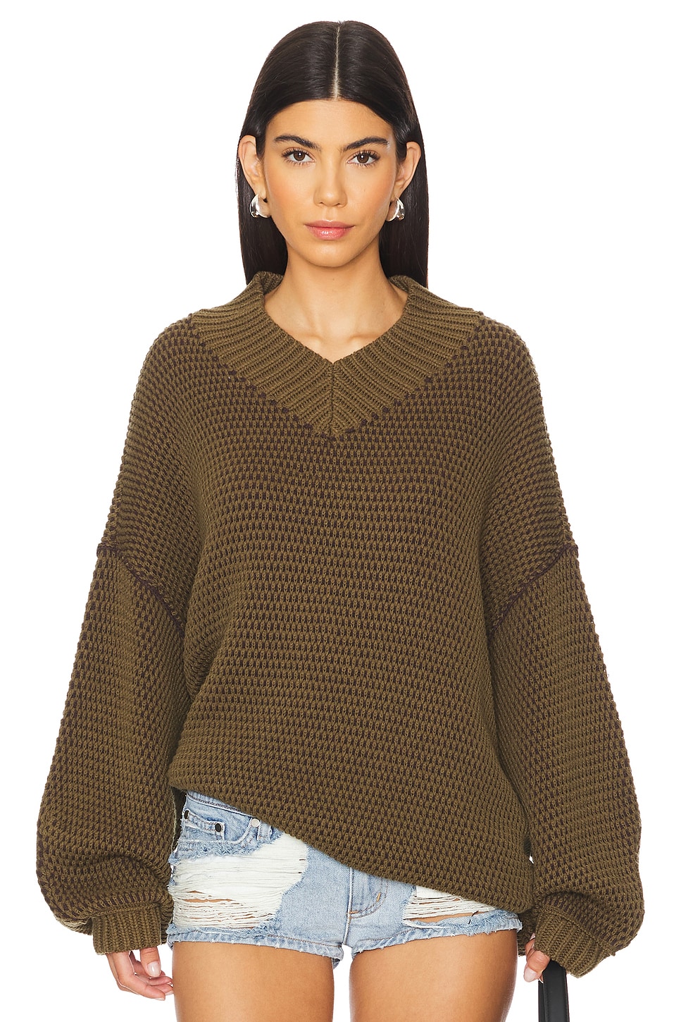フリーピープル Free People Brynn Turtle レディース Sweaters Uncut Emerald FREE PEOPLE BRYNN TURTLE NECK - Steve's on the Square