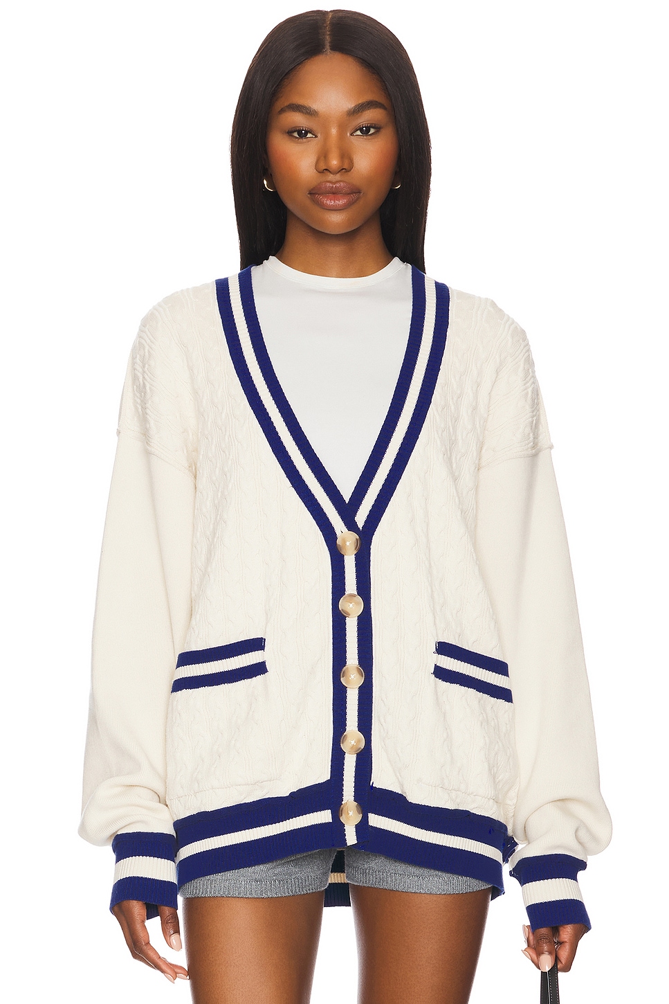 x We The Free Varsity Cardi