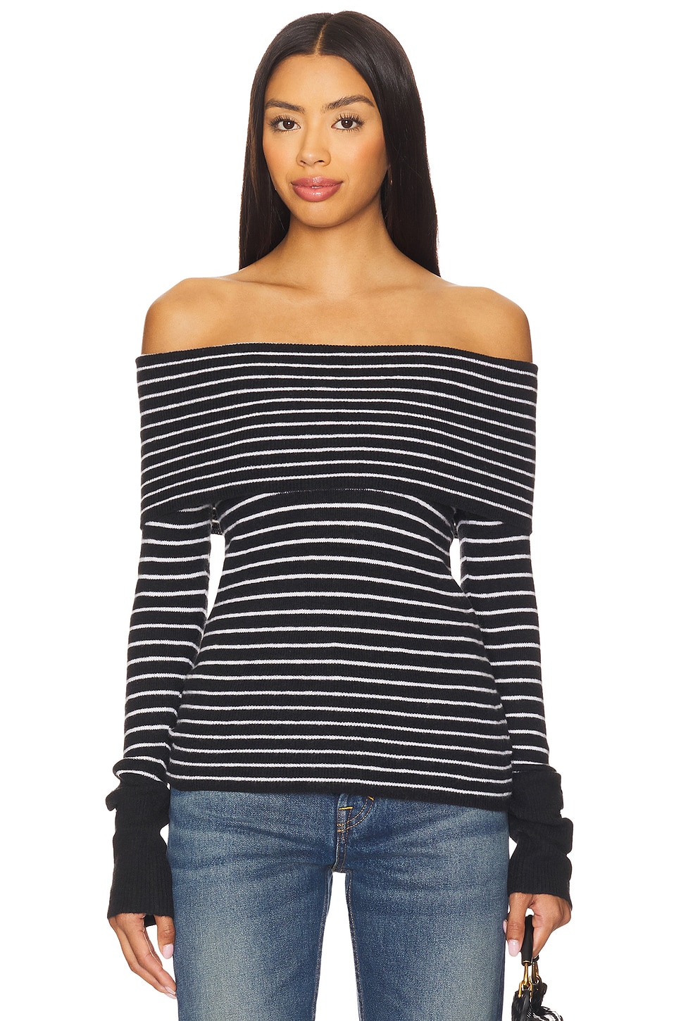 (取寄) フリーピープル レディース エバーグリーン セーター Free People women Evergreen Sweater Black and White Combo 取寄) レディースファッション (取寄) フリーピープル レディース