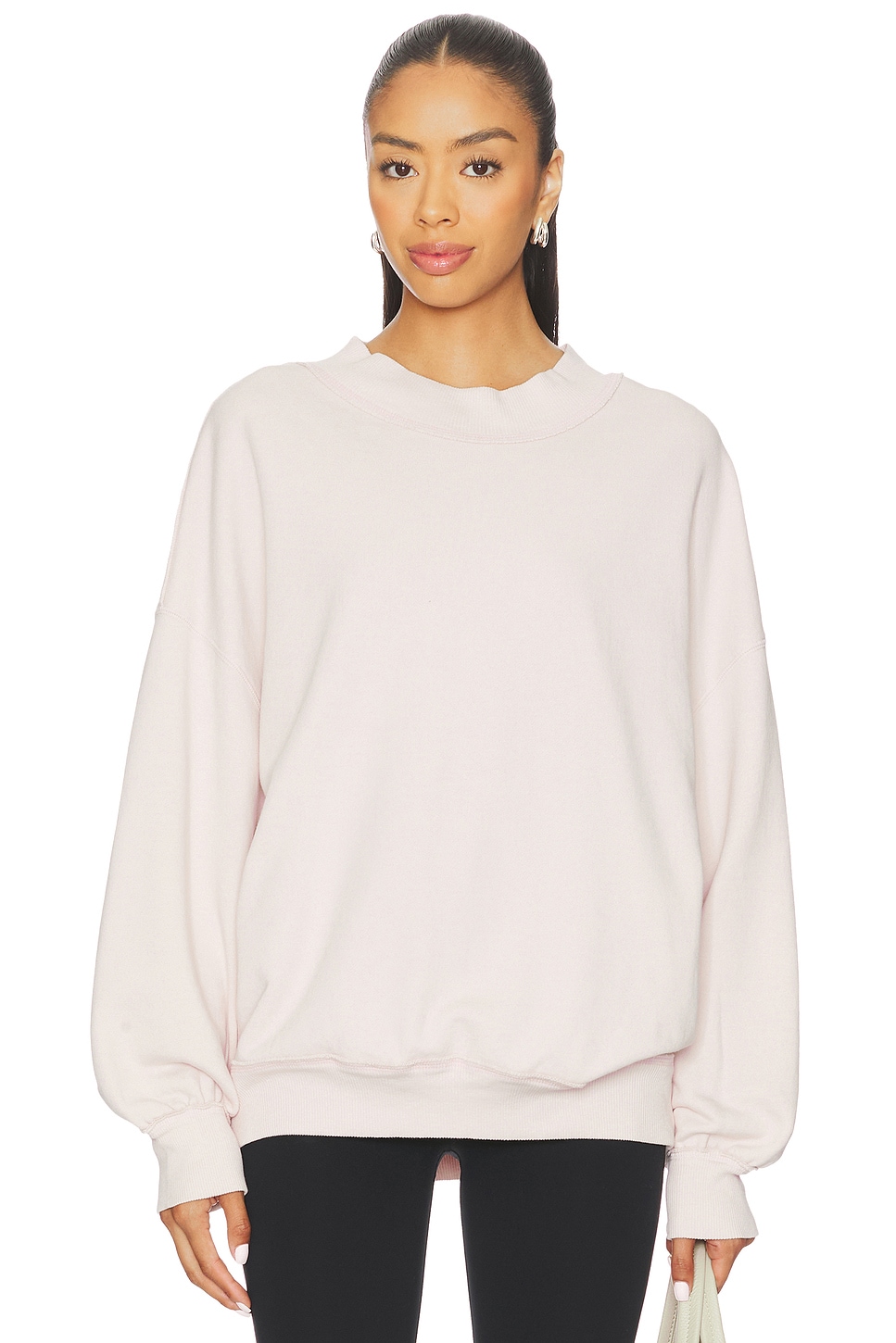 x We The Free Palm Springs Turtleneck In Mauve Chalk