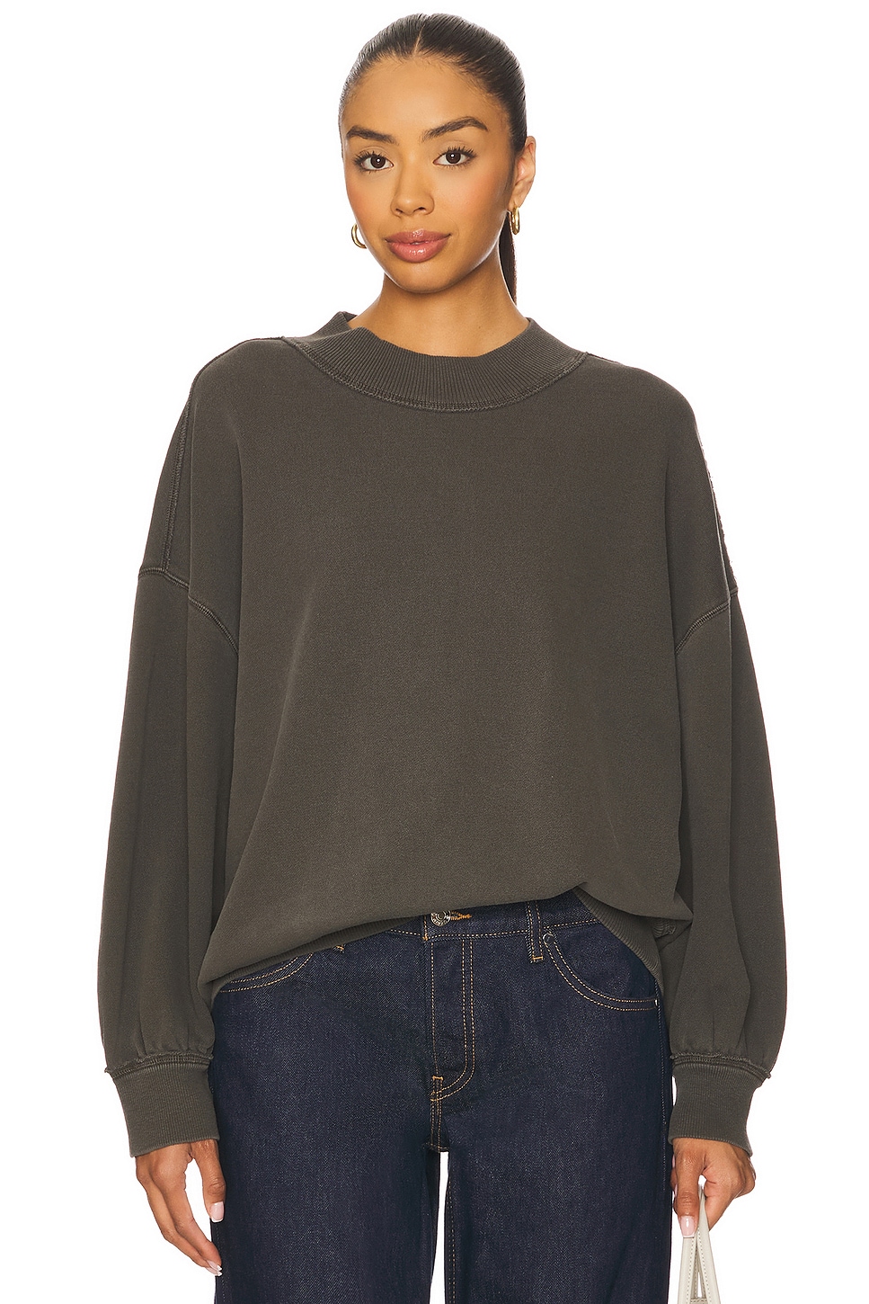 x We The Free Palm Springs Turtleneck In Washed Black