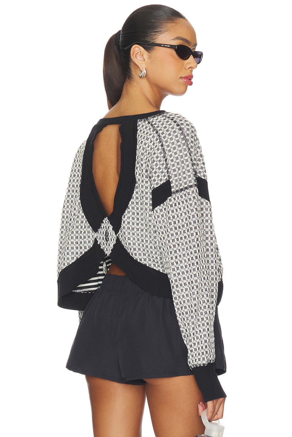 x FP Movement My Time Layer Textured Reversible Sweatshirt