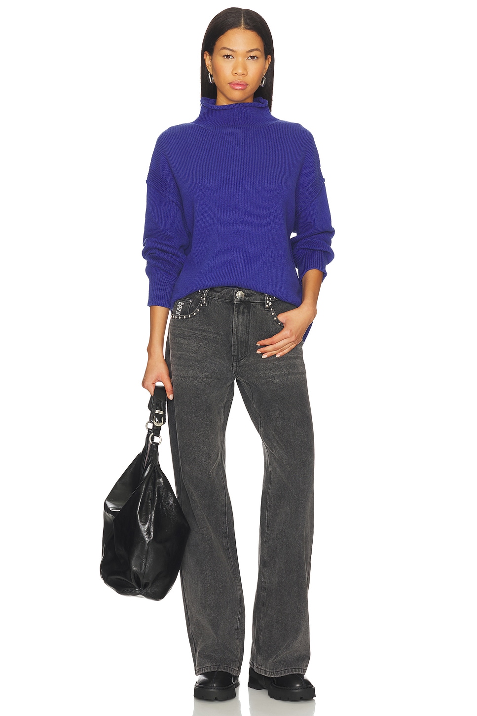 x We The Free Torres Rolls Neck Sweater