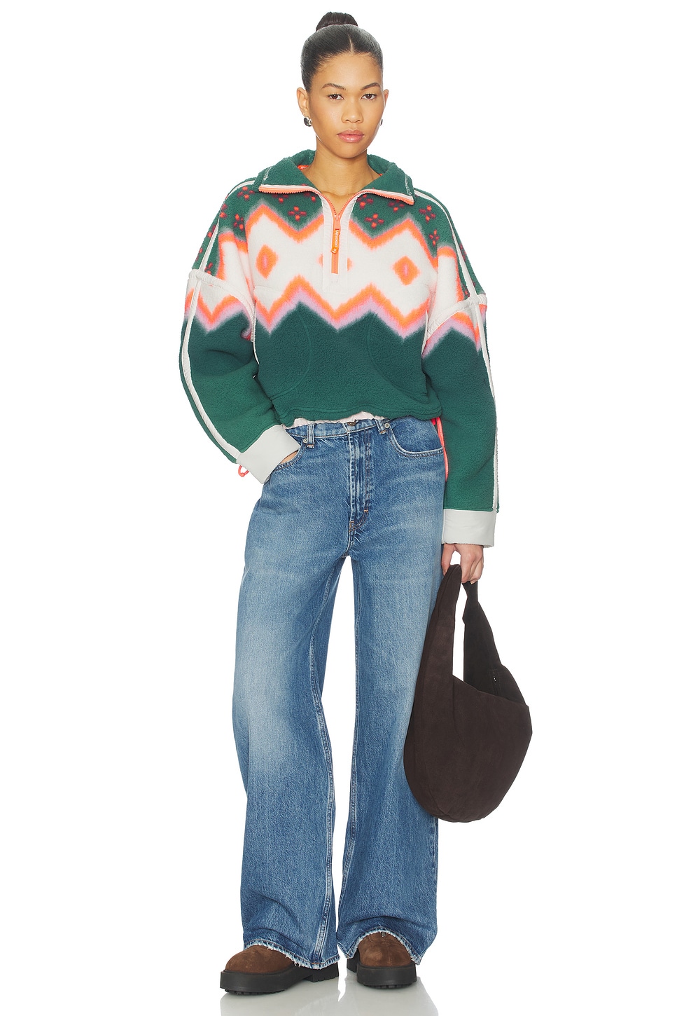 Printed Mountain High Sweater