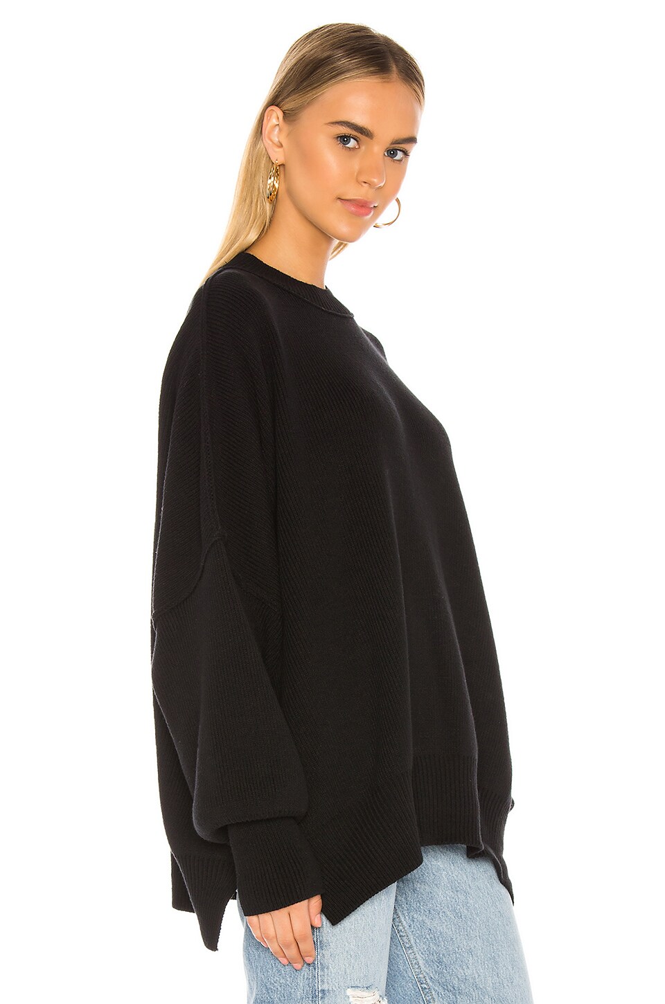 Free People Easy Street Tunic in Black