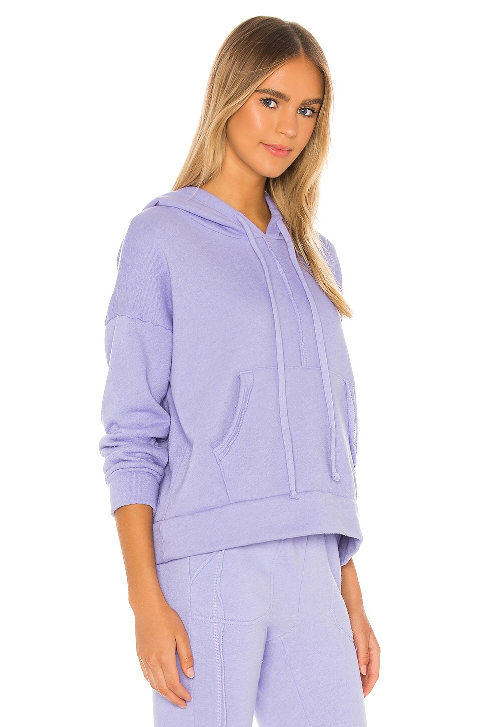Free People X FP Movement Work It Out Hoodie in Violet Quartz | REVOLVE