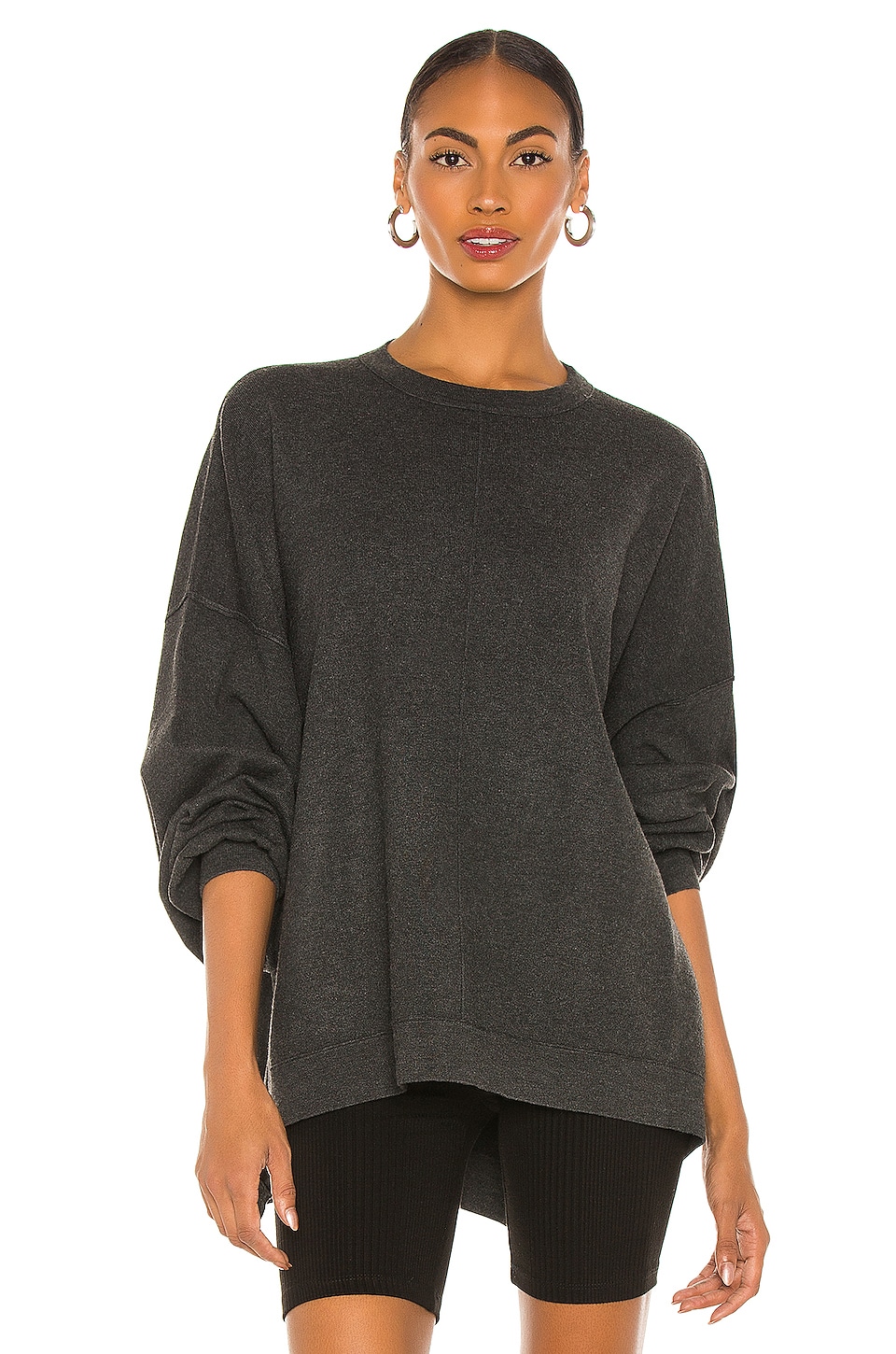 Free People Uptown Pullover in Carbon Copy | REVOLVE