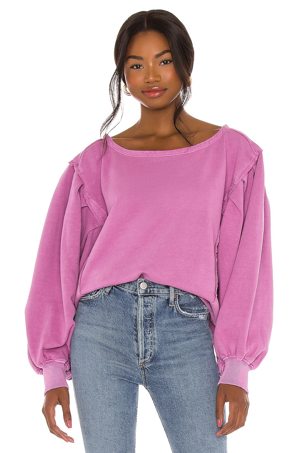 free people disco rose pullover