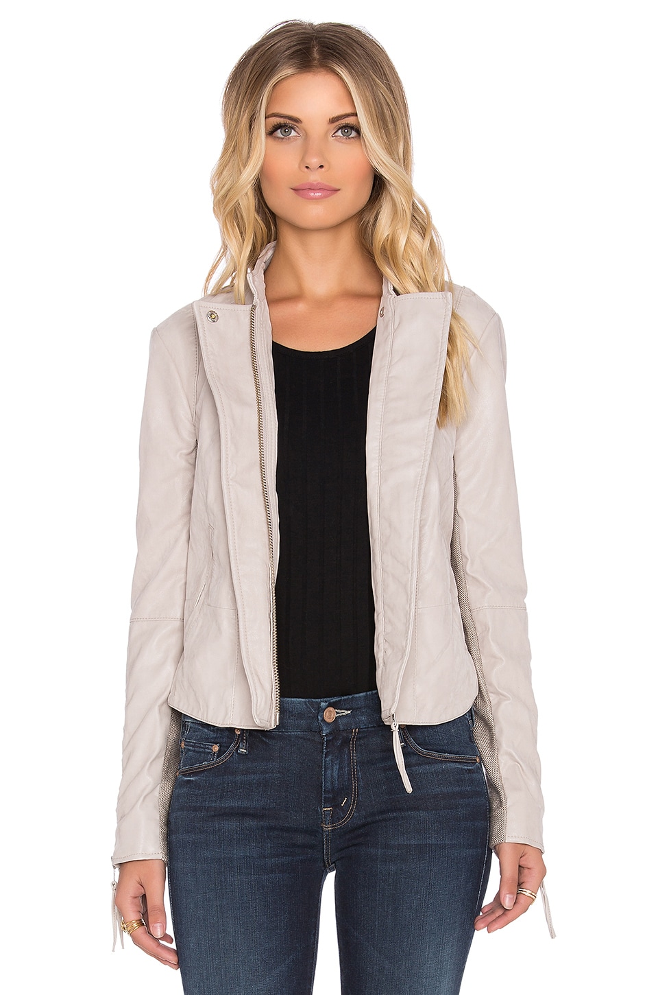 Free People Clean Vegan Jacket In Bone Revolve Free People Clean Vegan Jacket In Bone