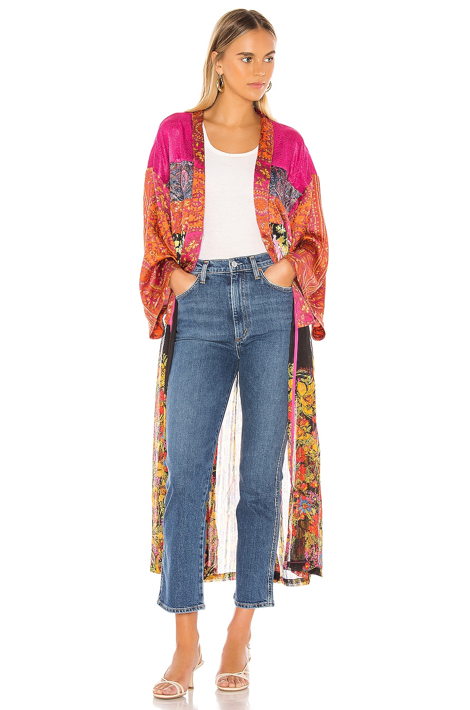 Free People The Young Love Kimono in Multi | REVOLVE