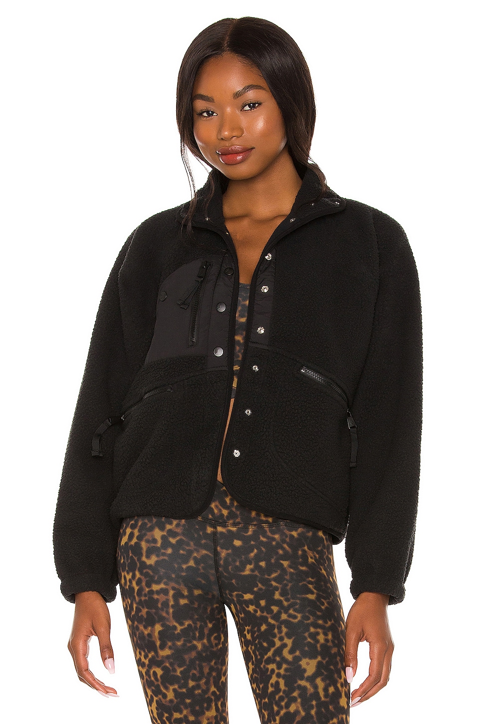 The Hit The Slopes Fleece Jacket by Free People - Puckered Up