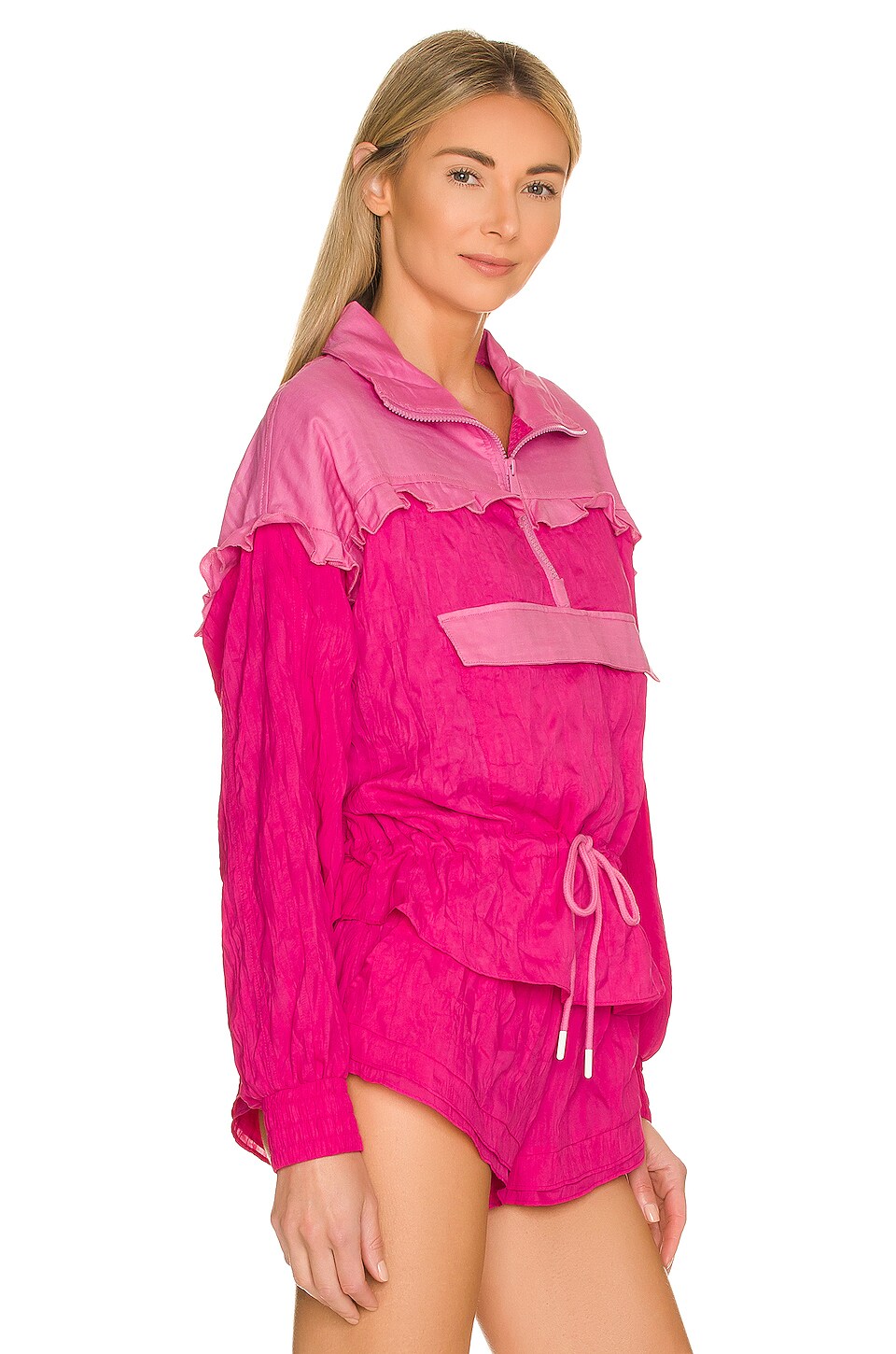 Free People X FP Movement Lets Go Out Pullover in Azelea Combo