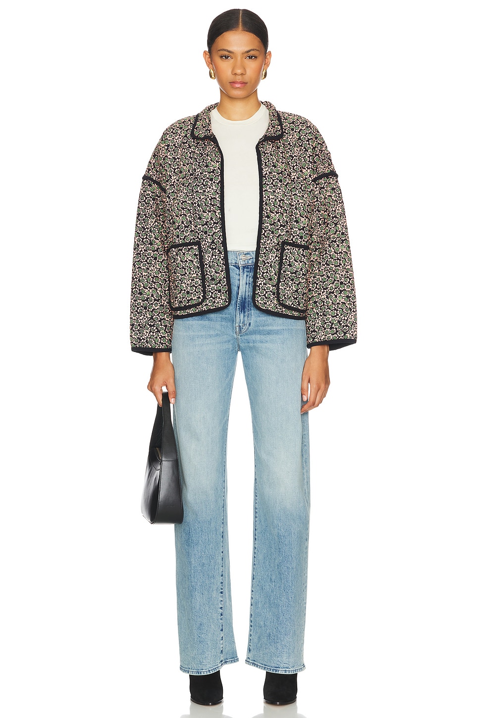 Free People Chloe Jacket in Midnight Combo | REVOLVE