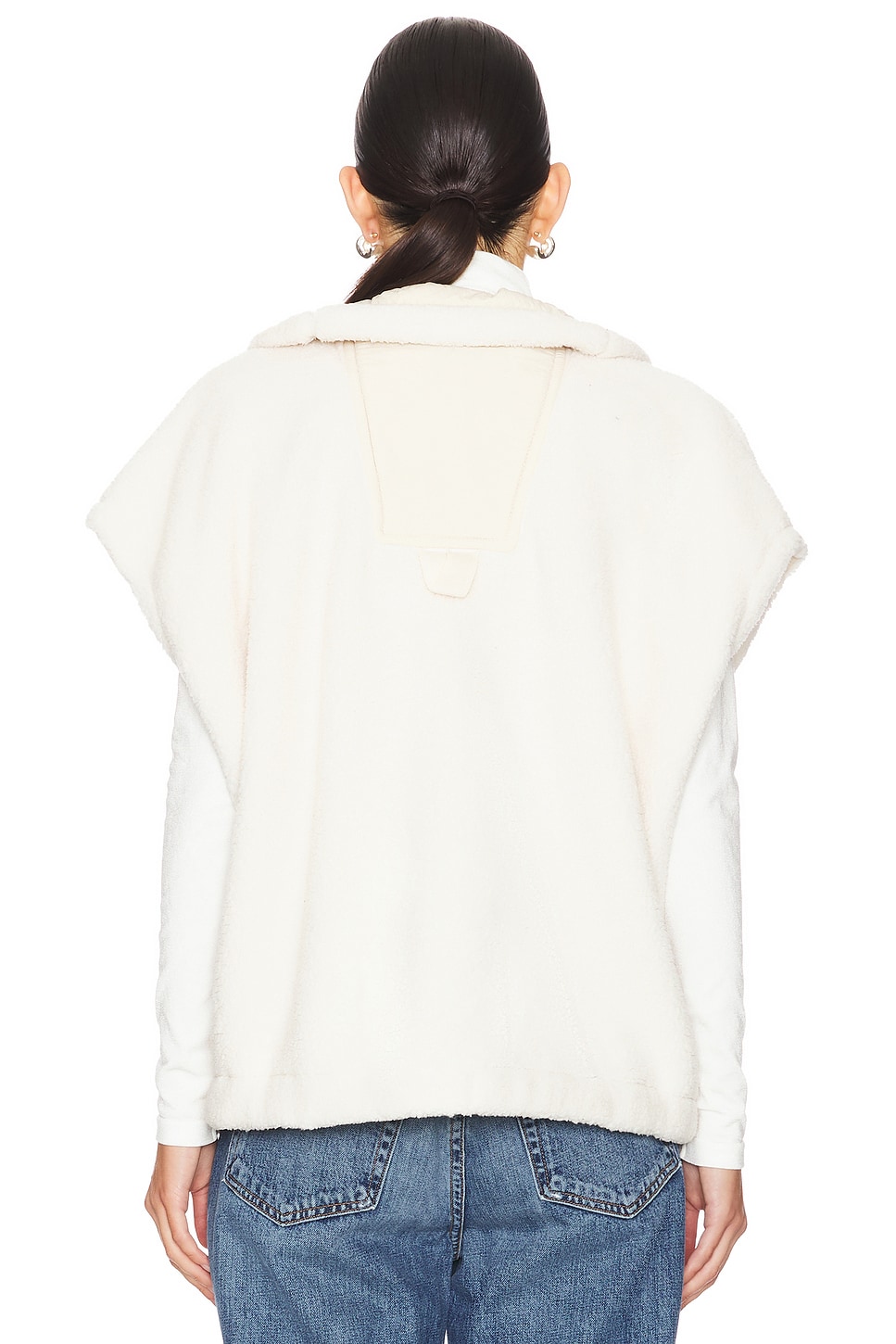 Free People x FP Movement Scout It Out Fleece Vest In Birch Tree thumbnail