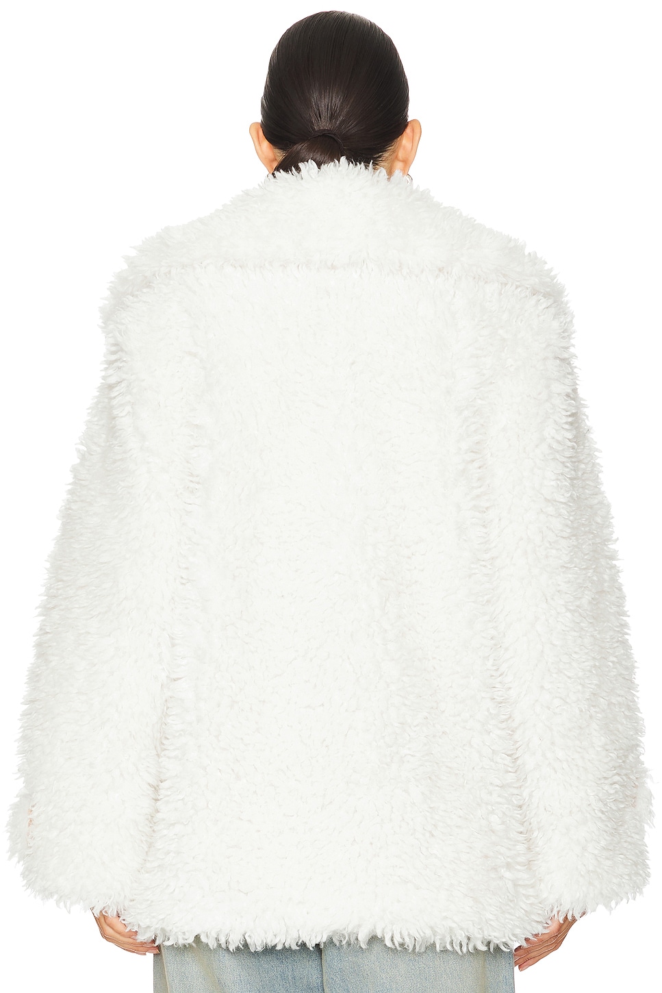 Free People Sophie Faux Fur Peacoat thumbnail