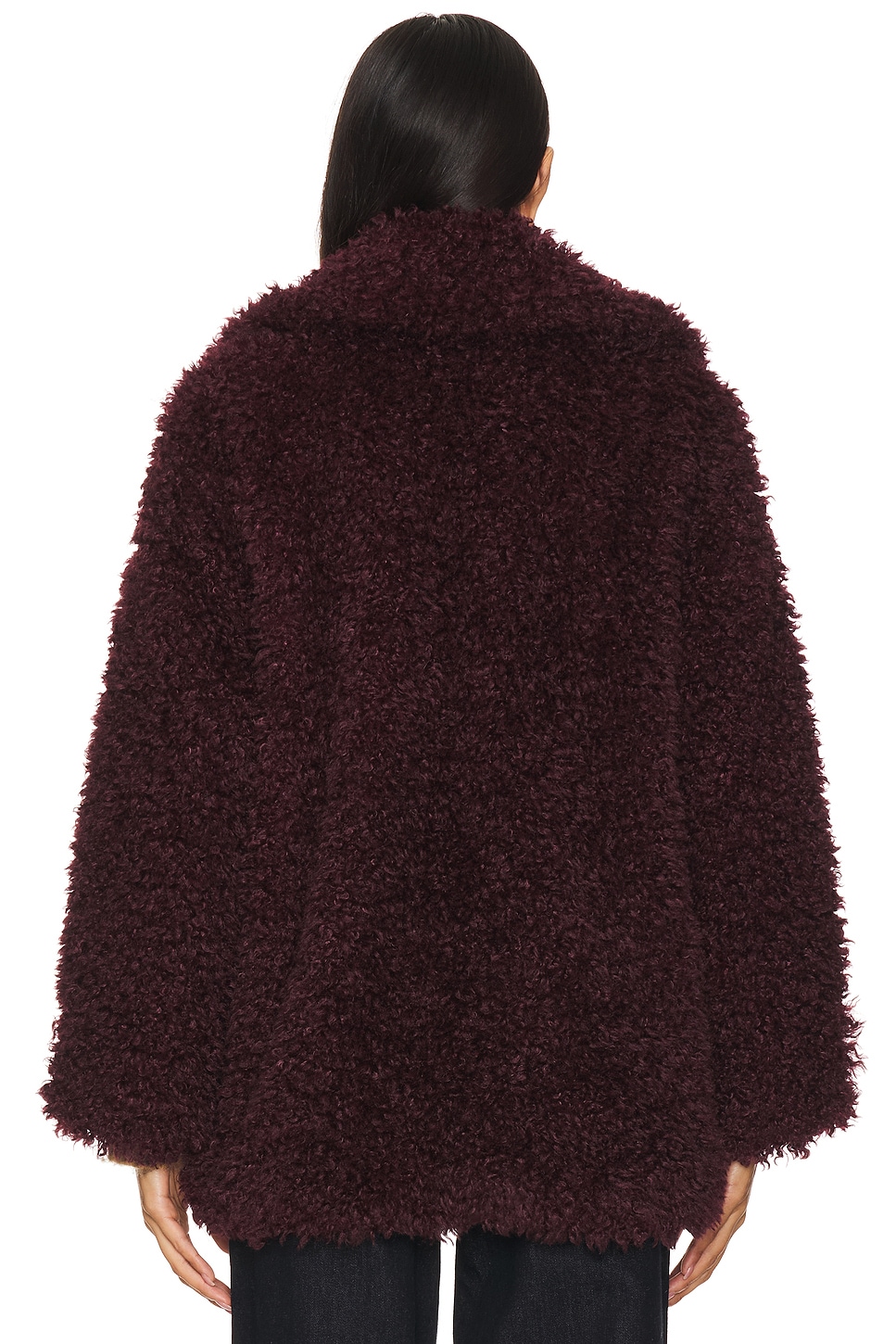 Free People Sophie Faux Fur Peacoat thumbnail