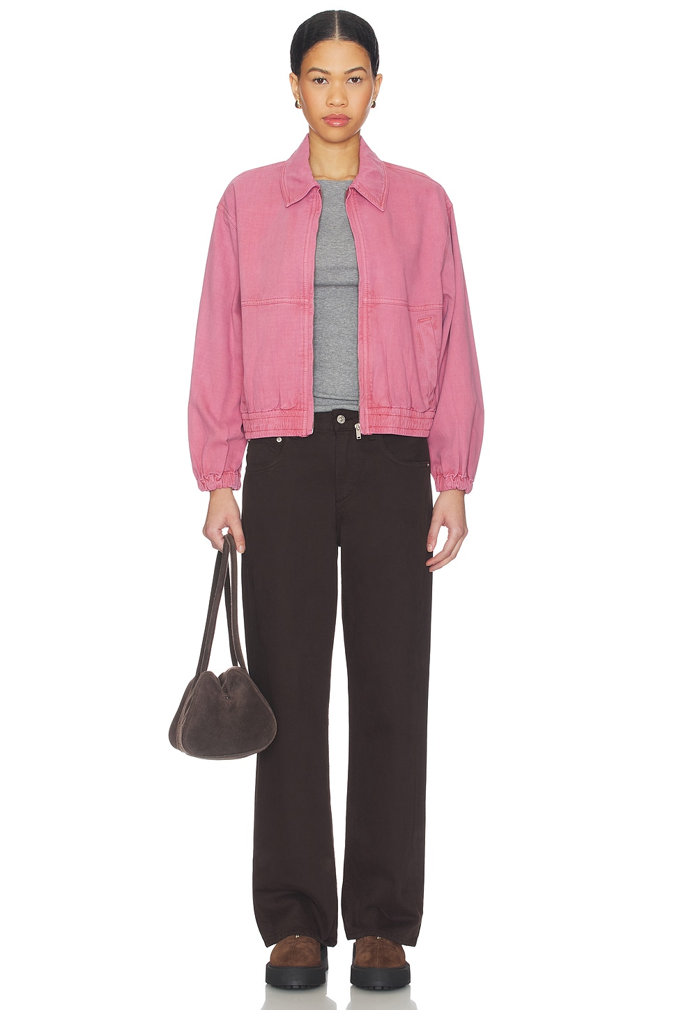 Free People x We The Free Birdie Jacket in Rose Rasom | REVOLVE