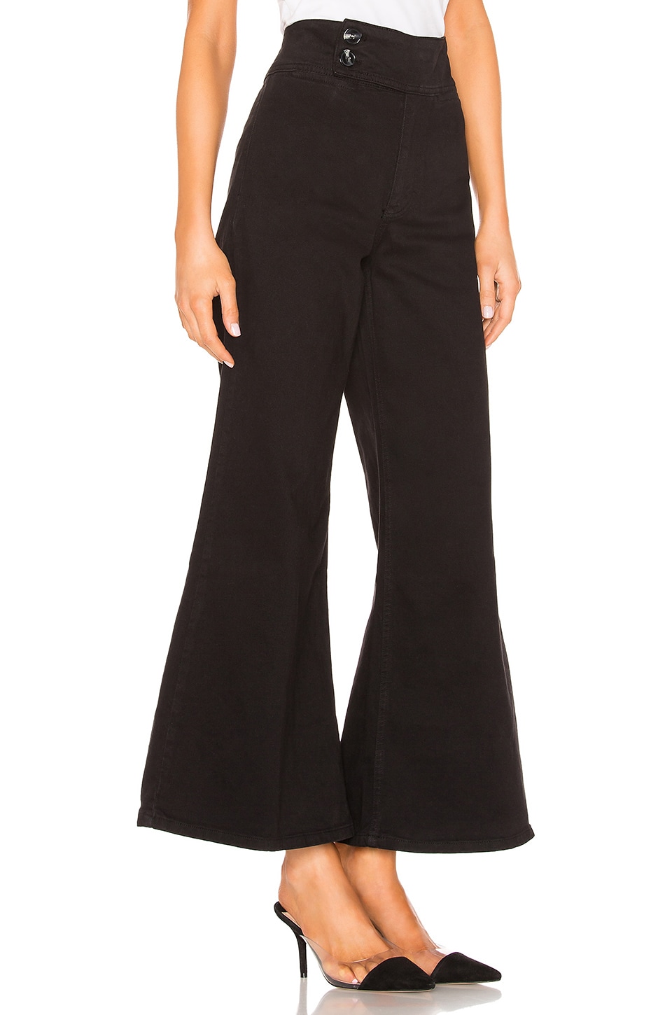 Free People Youthquake Bell Bottom Pant in Black | REVOLVE