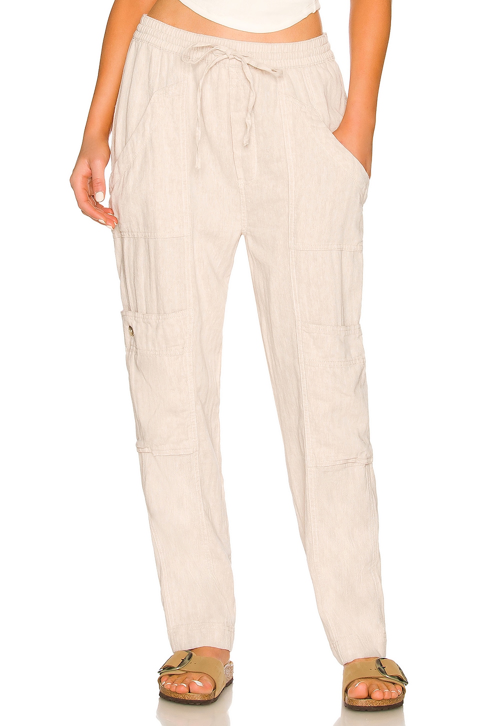 Image 1 of Feelin Good Utility Pant in Natural