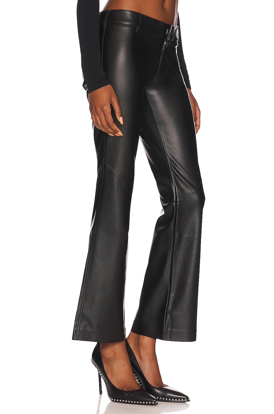 Free People Love Language Low Rise Pant in Black