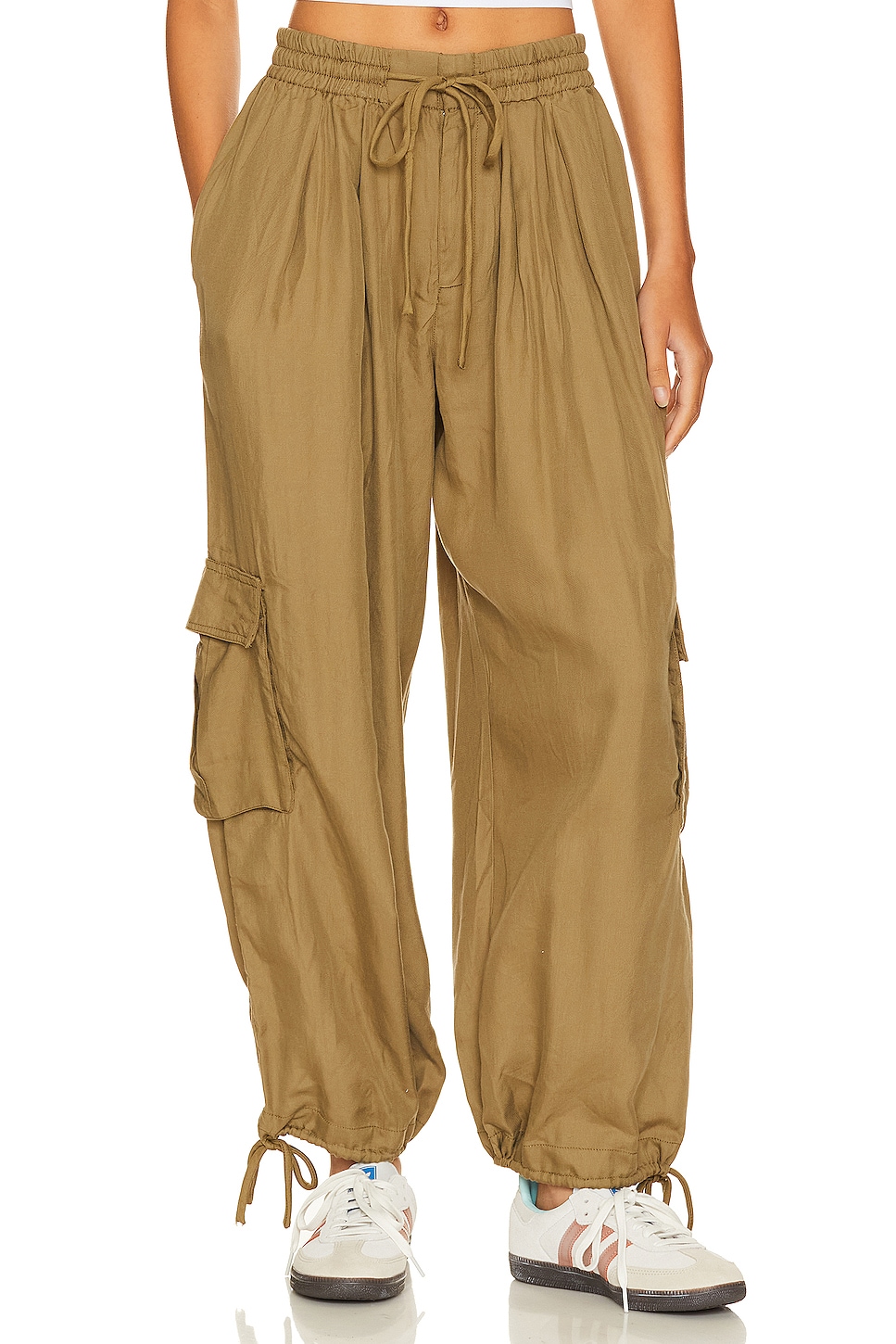 Free People Palash Cargo Pant in Dried Herb