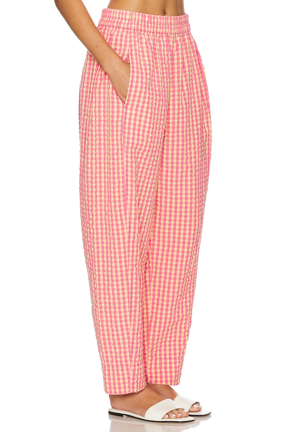 Free People Preppy Poplin Gingham Pants thumbnail