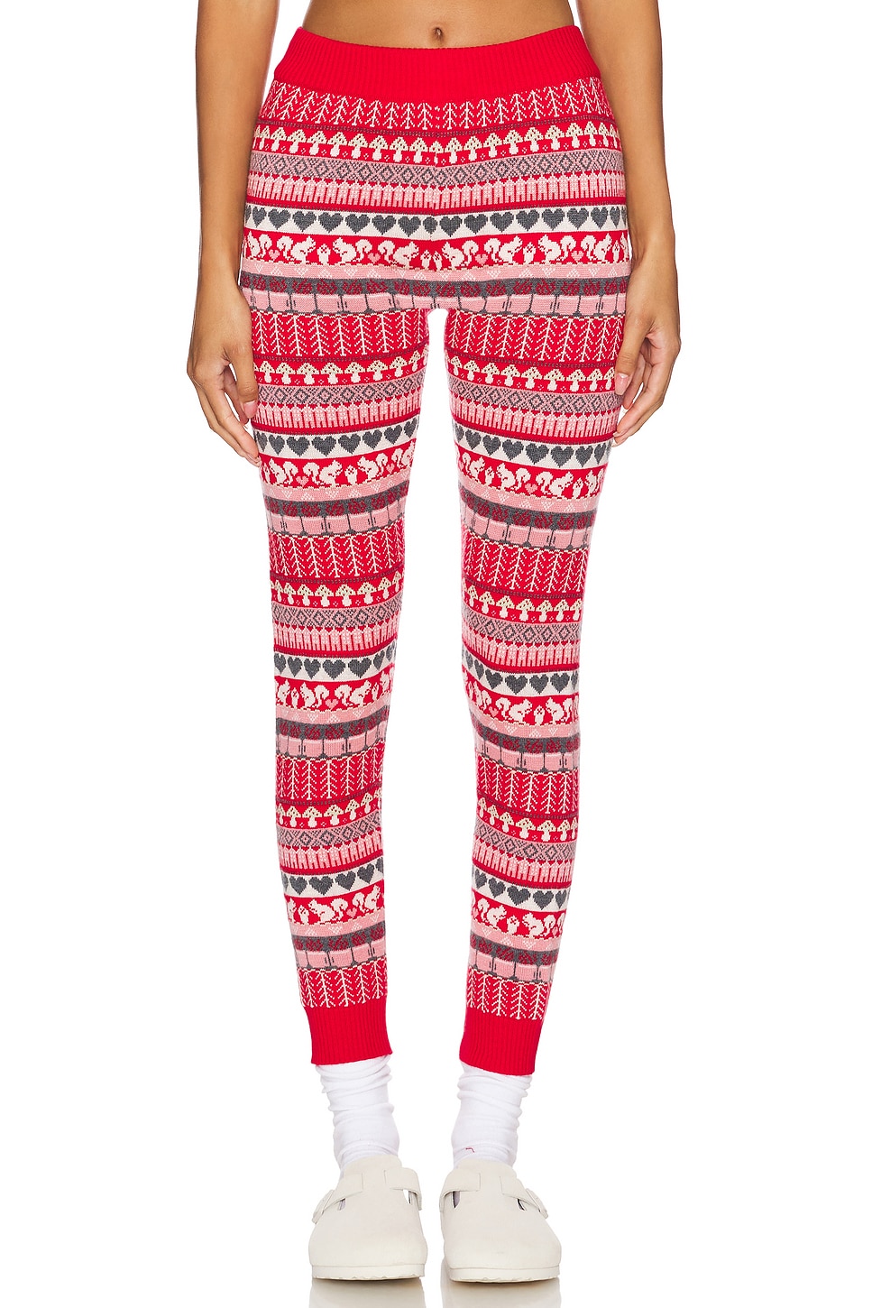 Free People x Intimately FP Falala Legging in Red Combo | REVOLVE