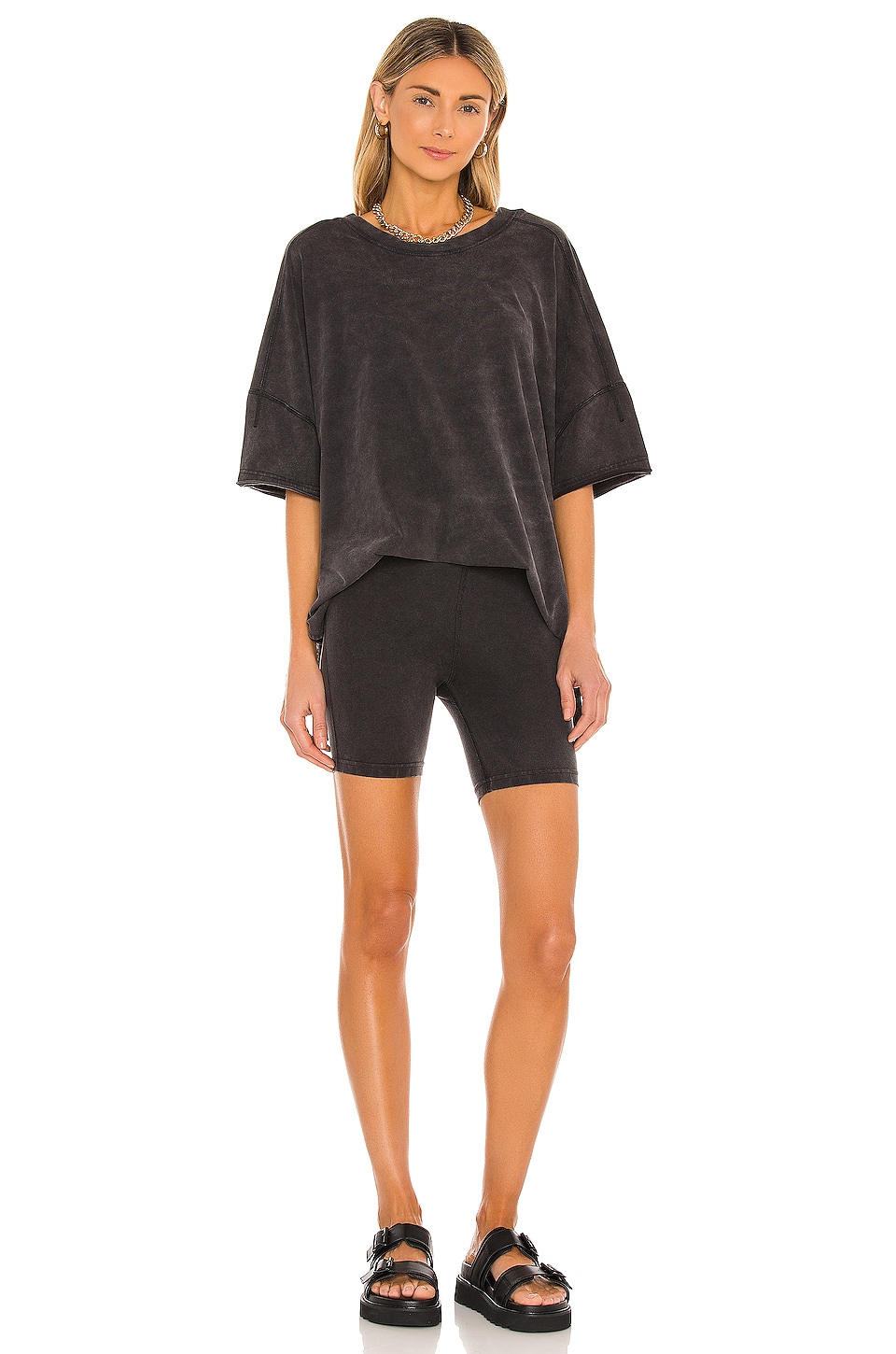 Free People X FP Movement Hot Shot Set in Washed Black | REVOLVE