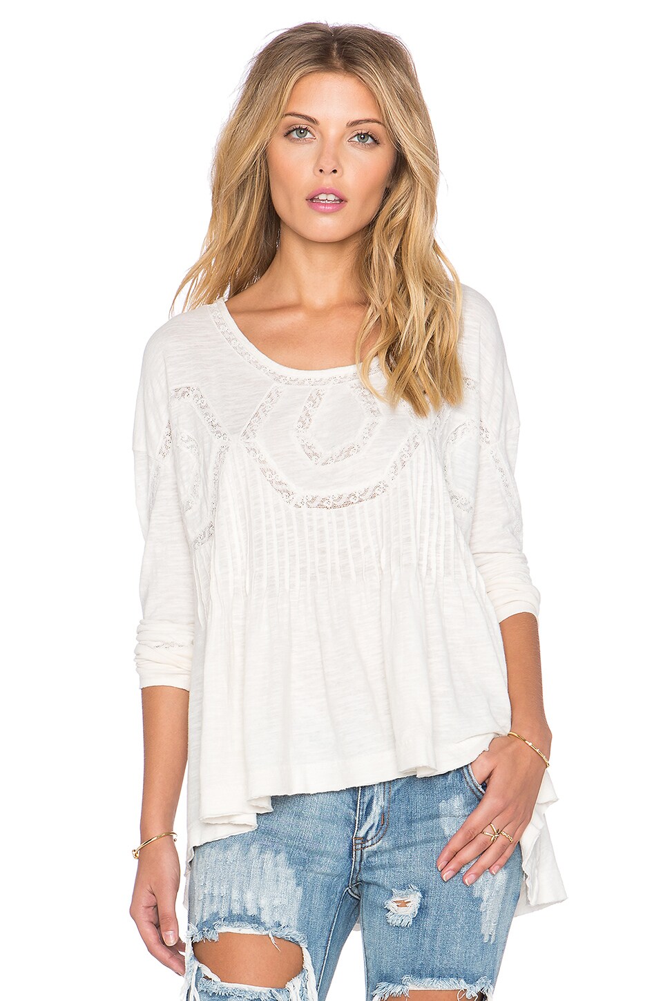 New Hope Babydoll Top in Ivory | REVOLVE