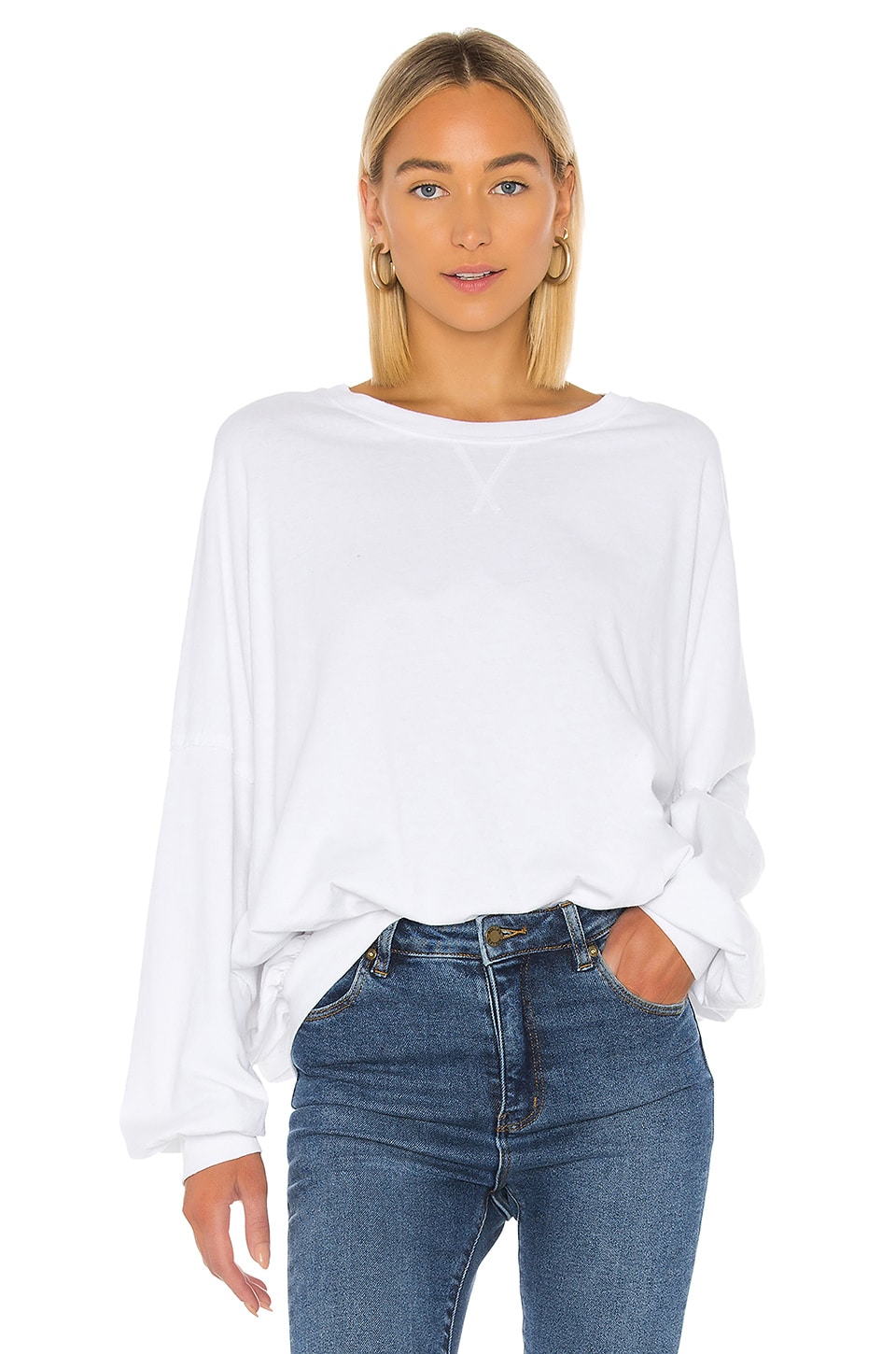 Free People 213 Tee in White | REVOLVE