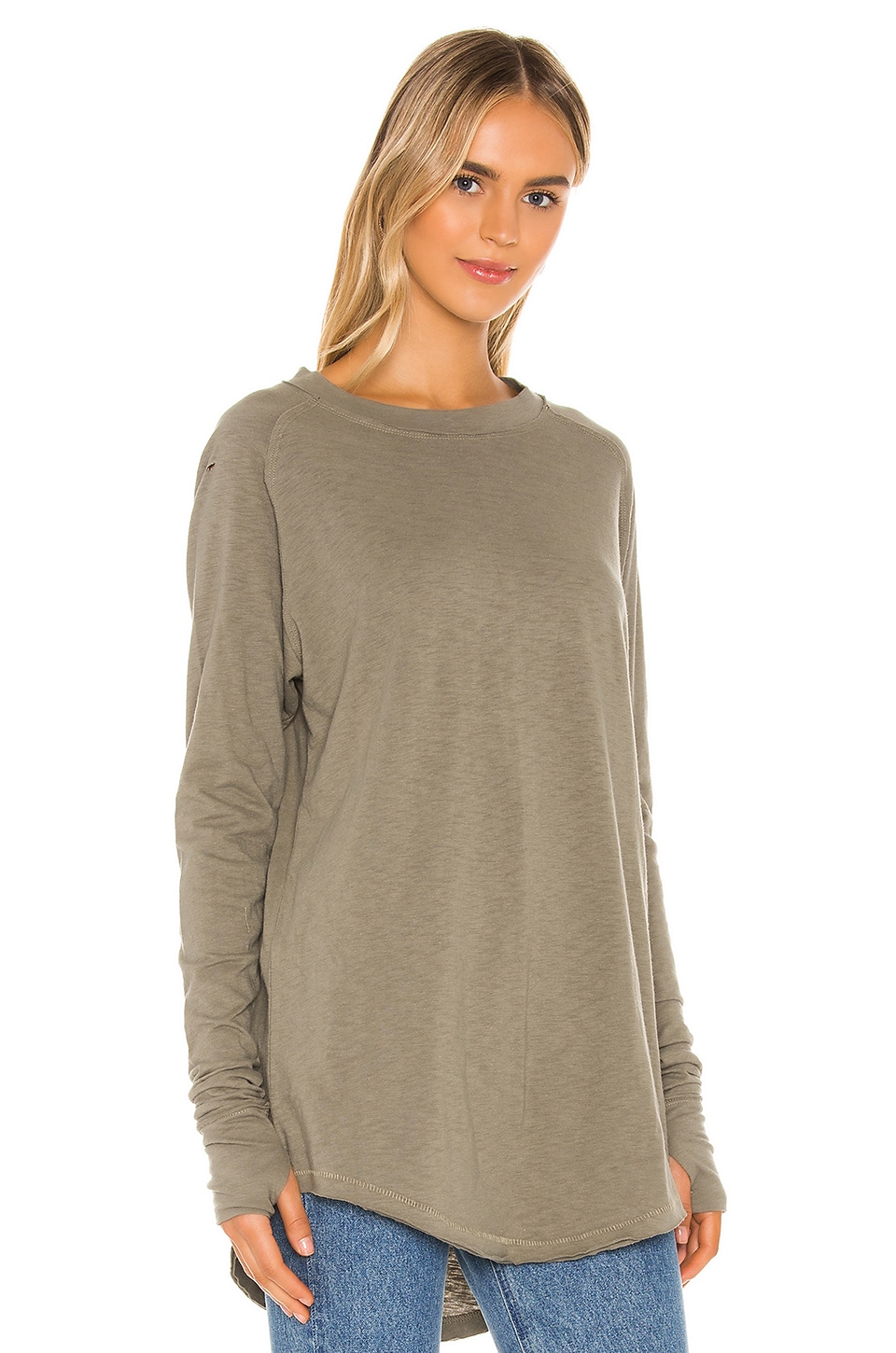 Free People x We The Free Arden Tee in Army