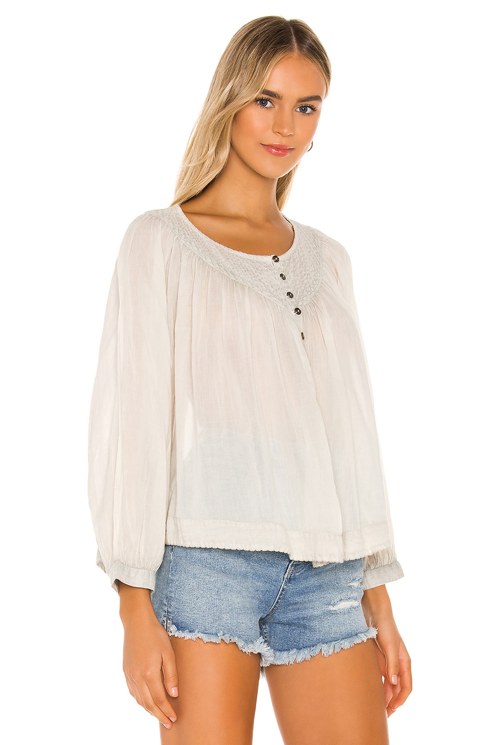 Free People Cool Meadow Top in White | REVOLVE