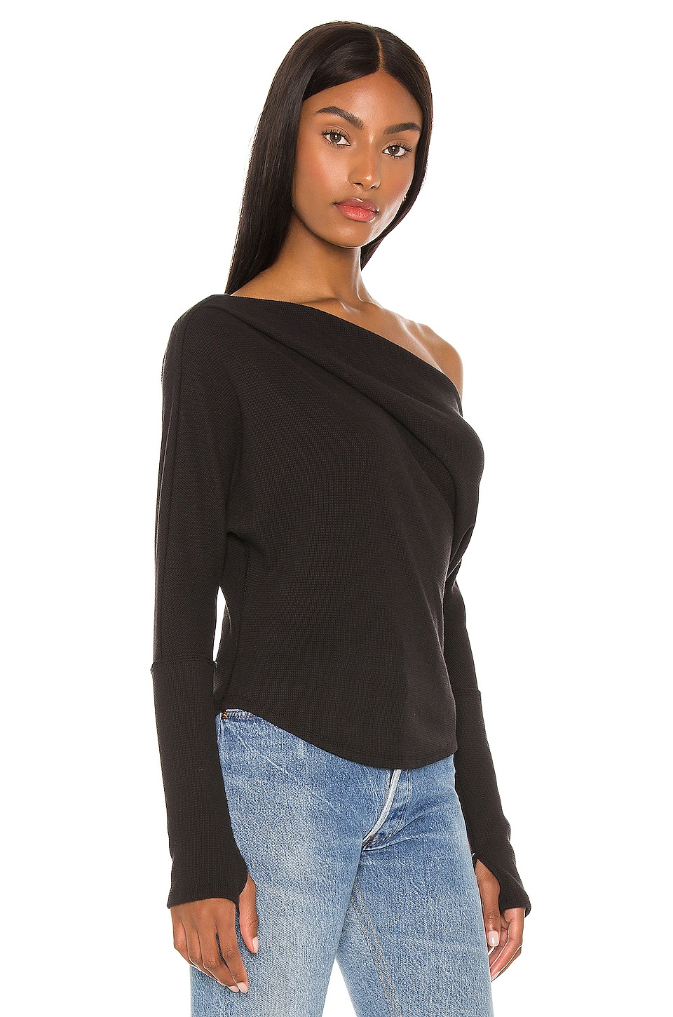 Free People Fuji Thermal Top in Black