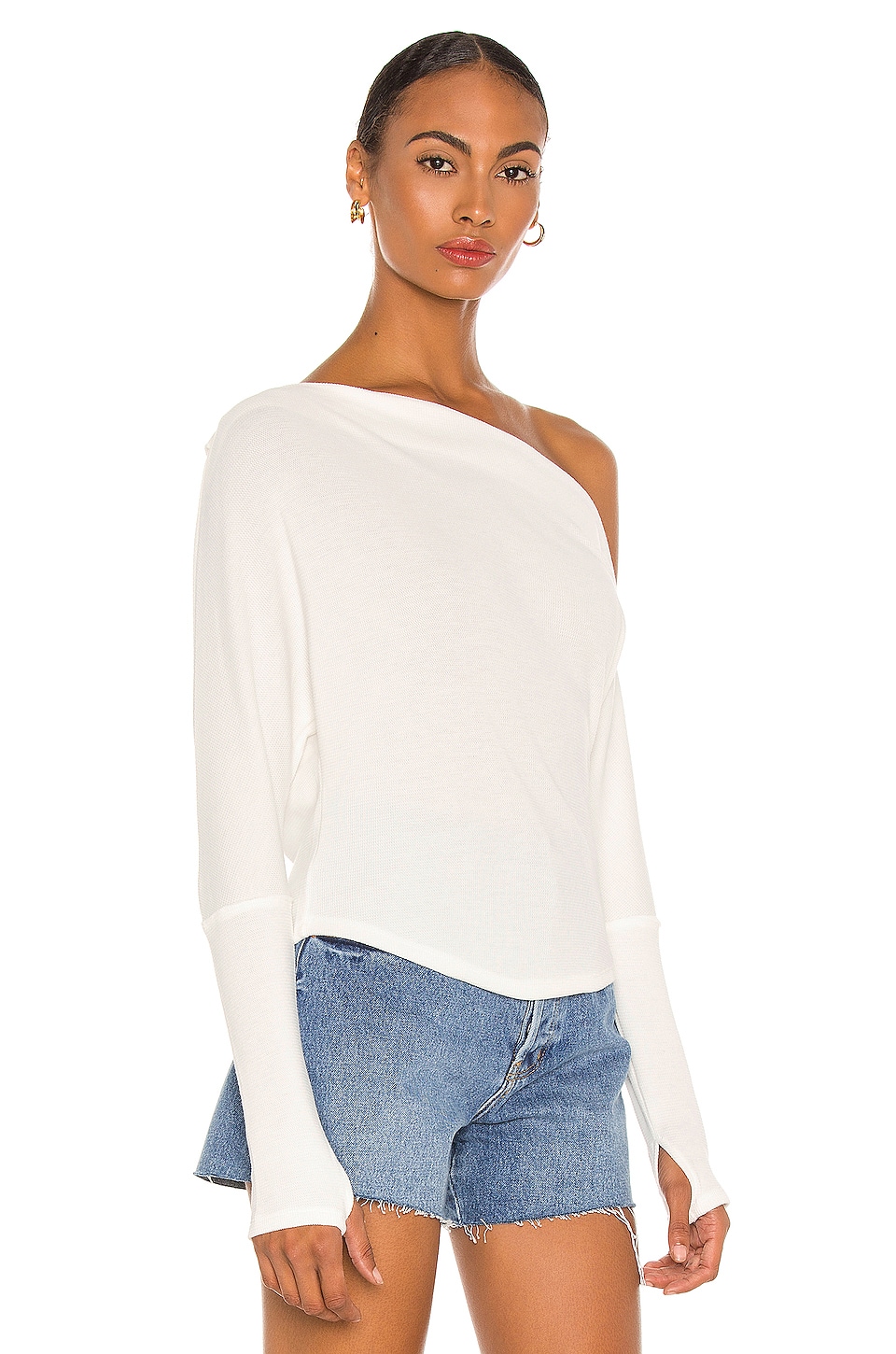 Free People x We The Free Fuji Thermal Top en Ivory